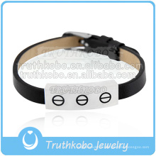 bracelet souvenir de cremation fait main bracelet en cuir